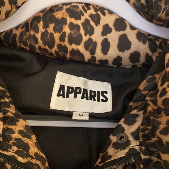 Apparis Paula Leopard Puffer - Size Medium - Picture 6 of 7
